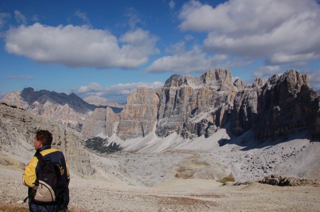 Grande Lagazuoi v dáli