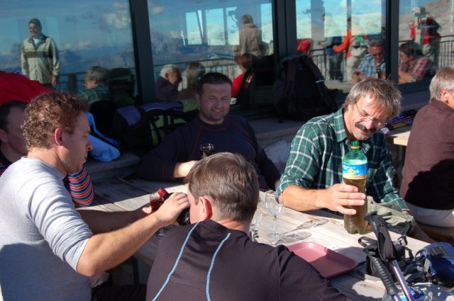 Občerstvení před odjezdem